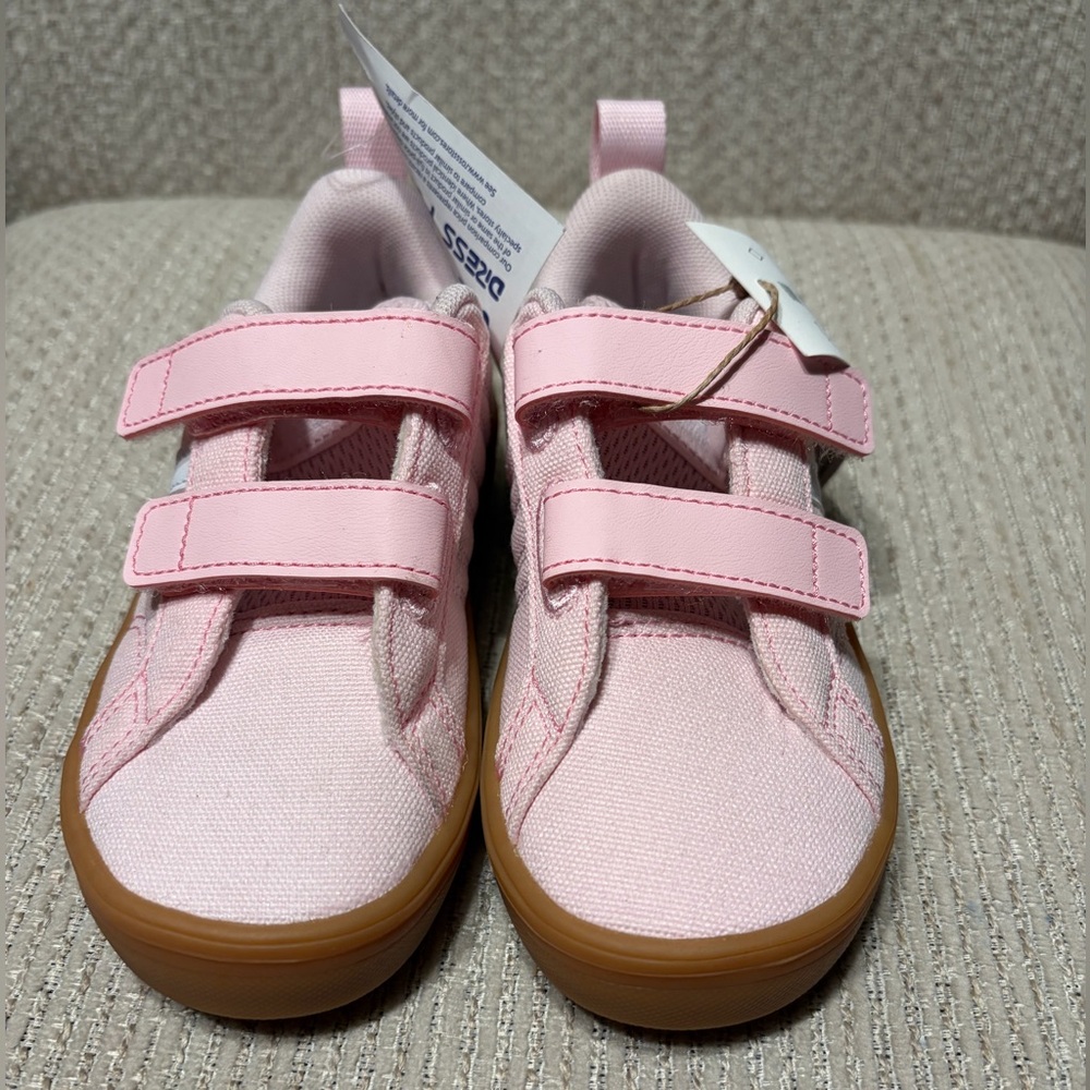 Adidas Pink Velcro Shoes